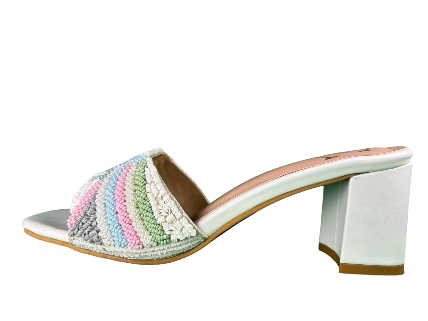 Women Heels Sandal (White)