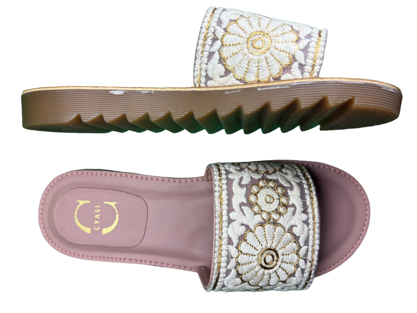 Women Flats Sandal (Peach)