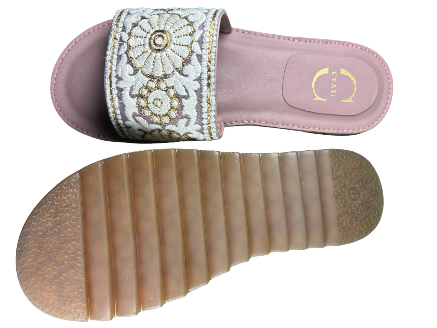 Women Flats Sandal (Peach)