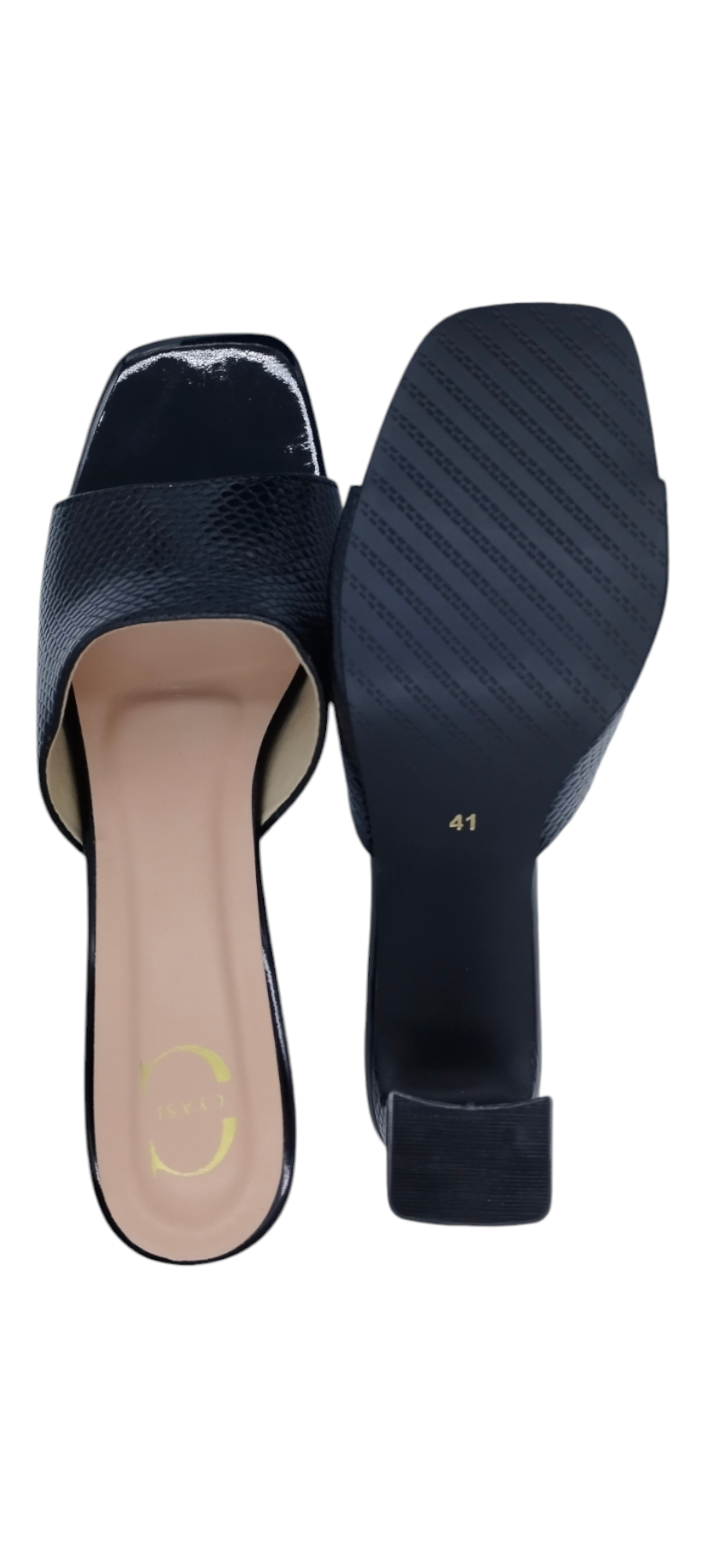 Women Heel Sandal (Black)