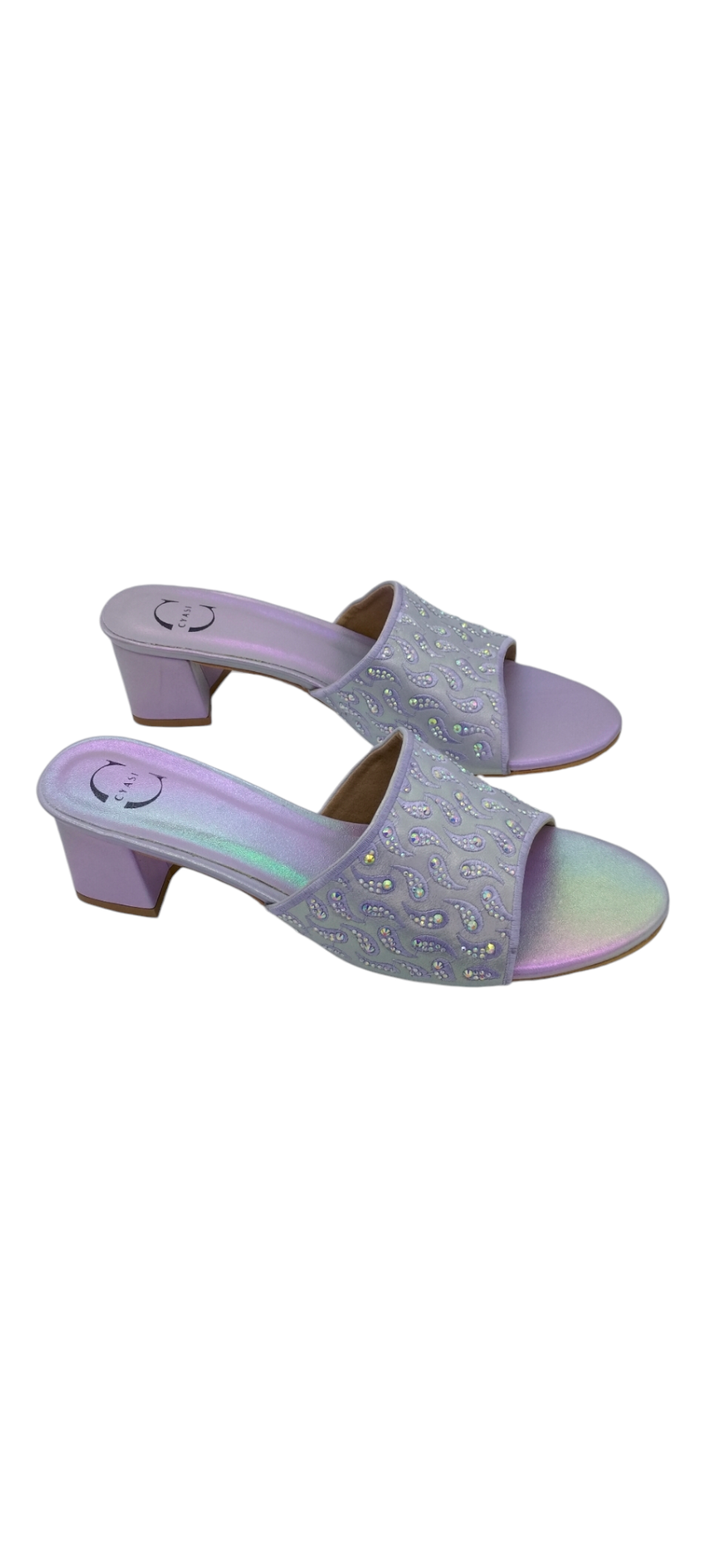 Women Heels Sandal (Purple)