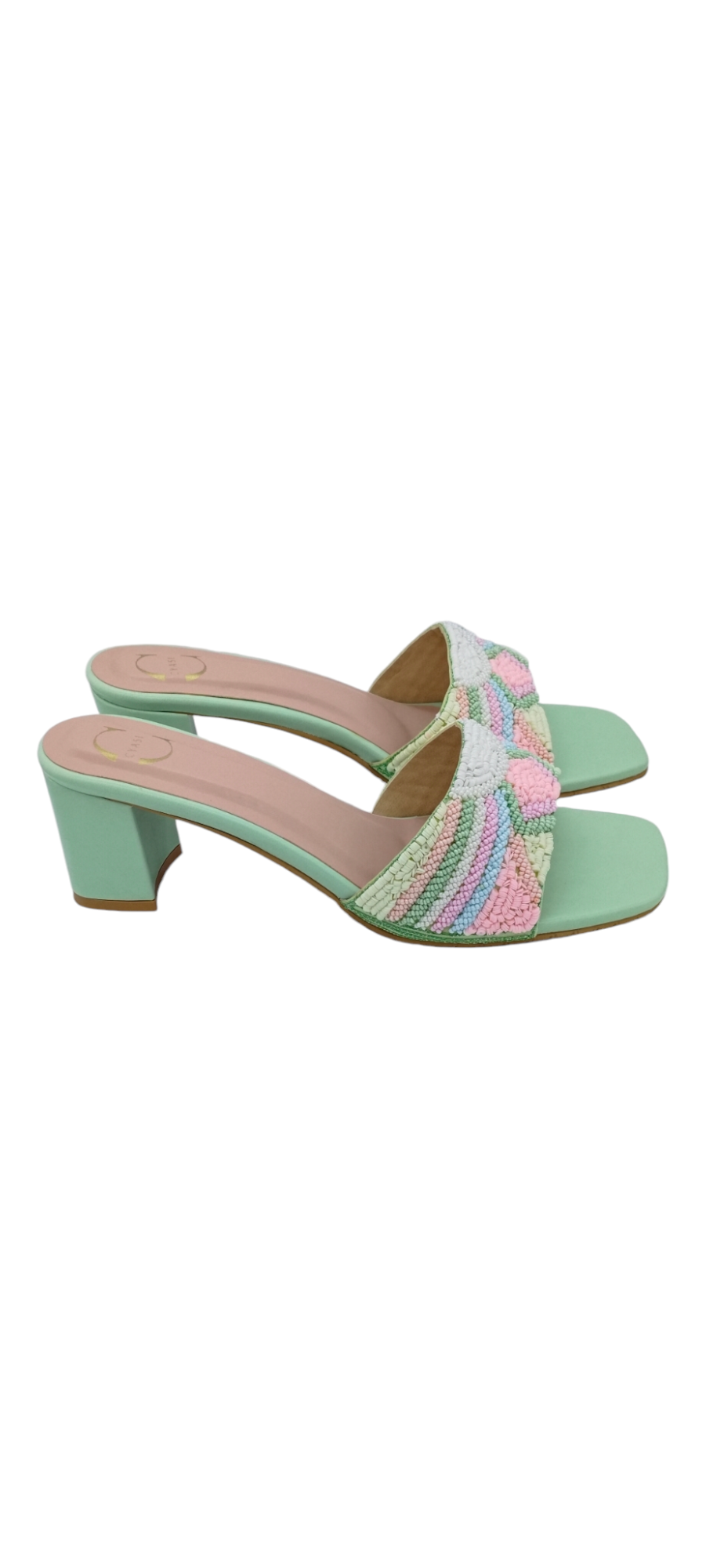 Women Heels Sandal (Green)