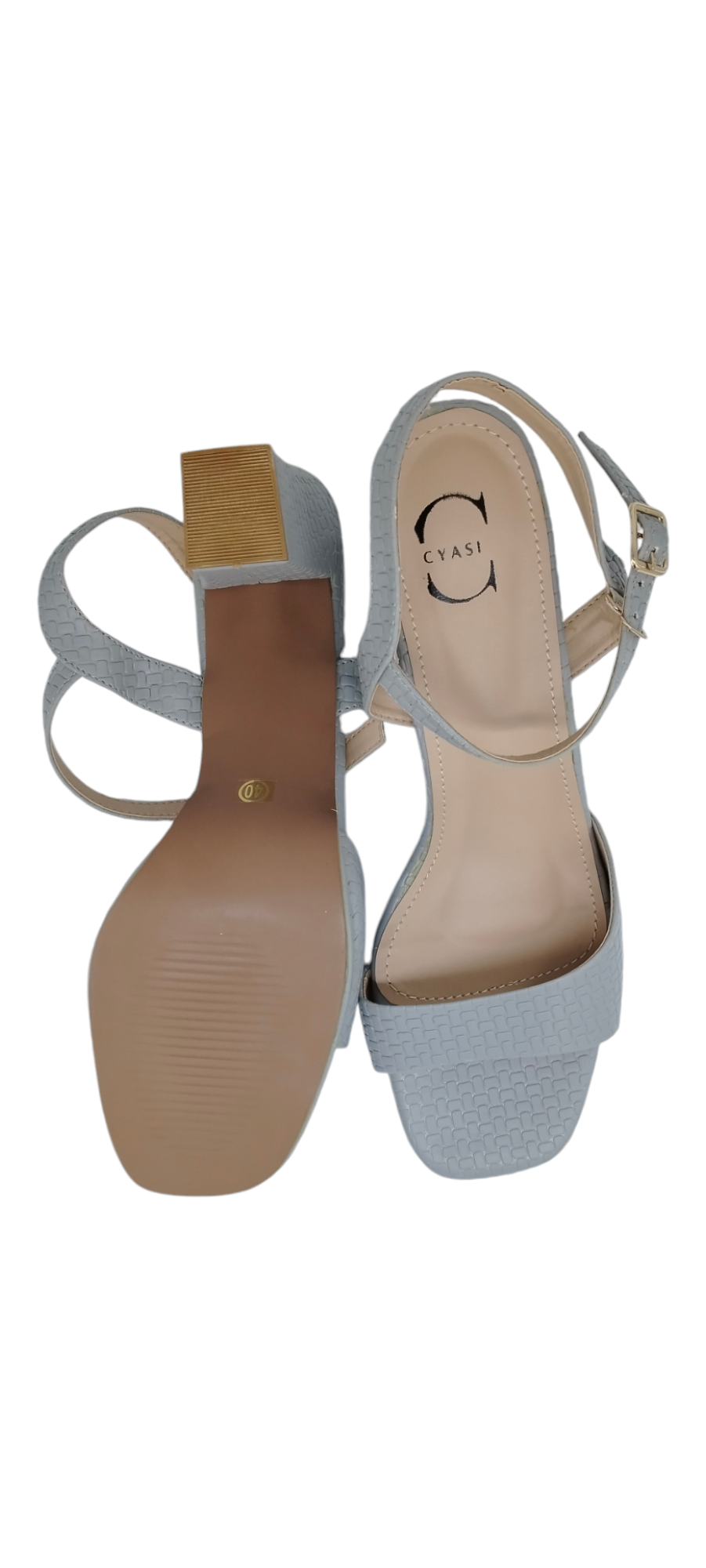 Women Heels Sandal (Grey)