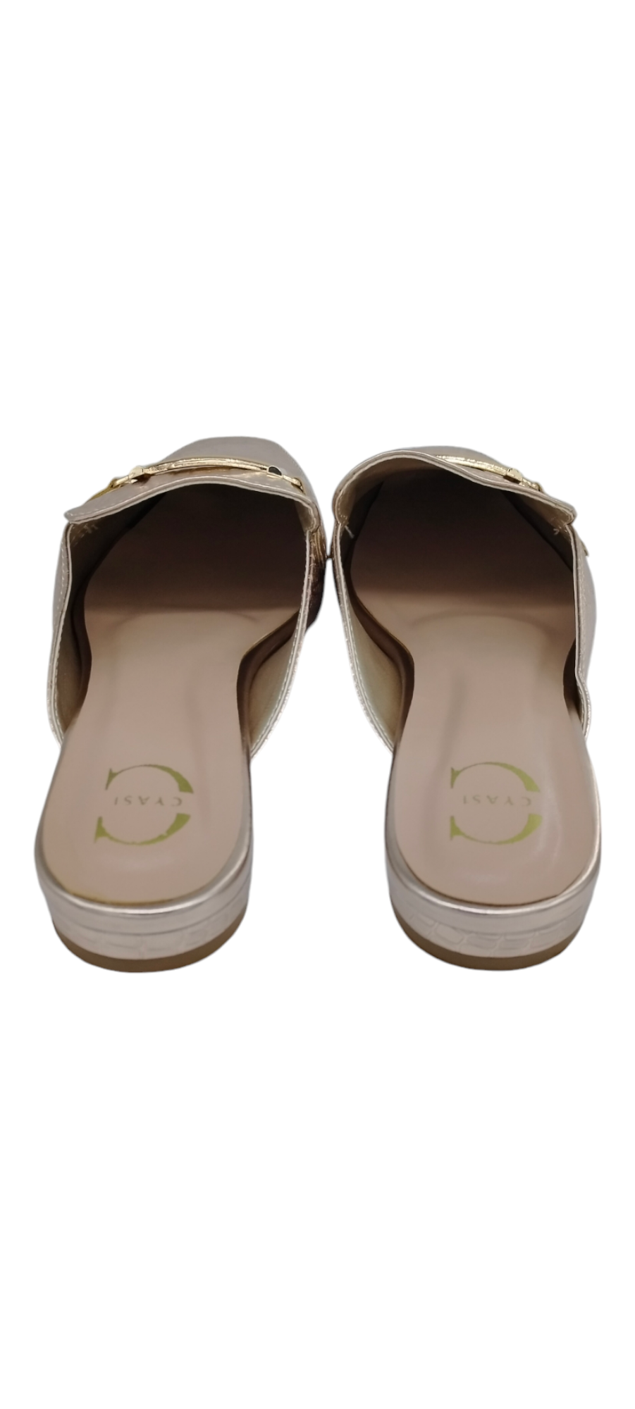 Women Flat Sandal (Golden)