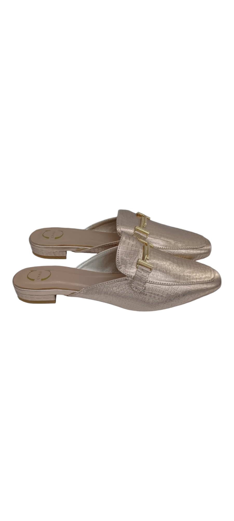 Women Flat Sandal (Golden)