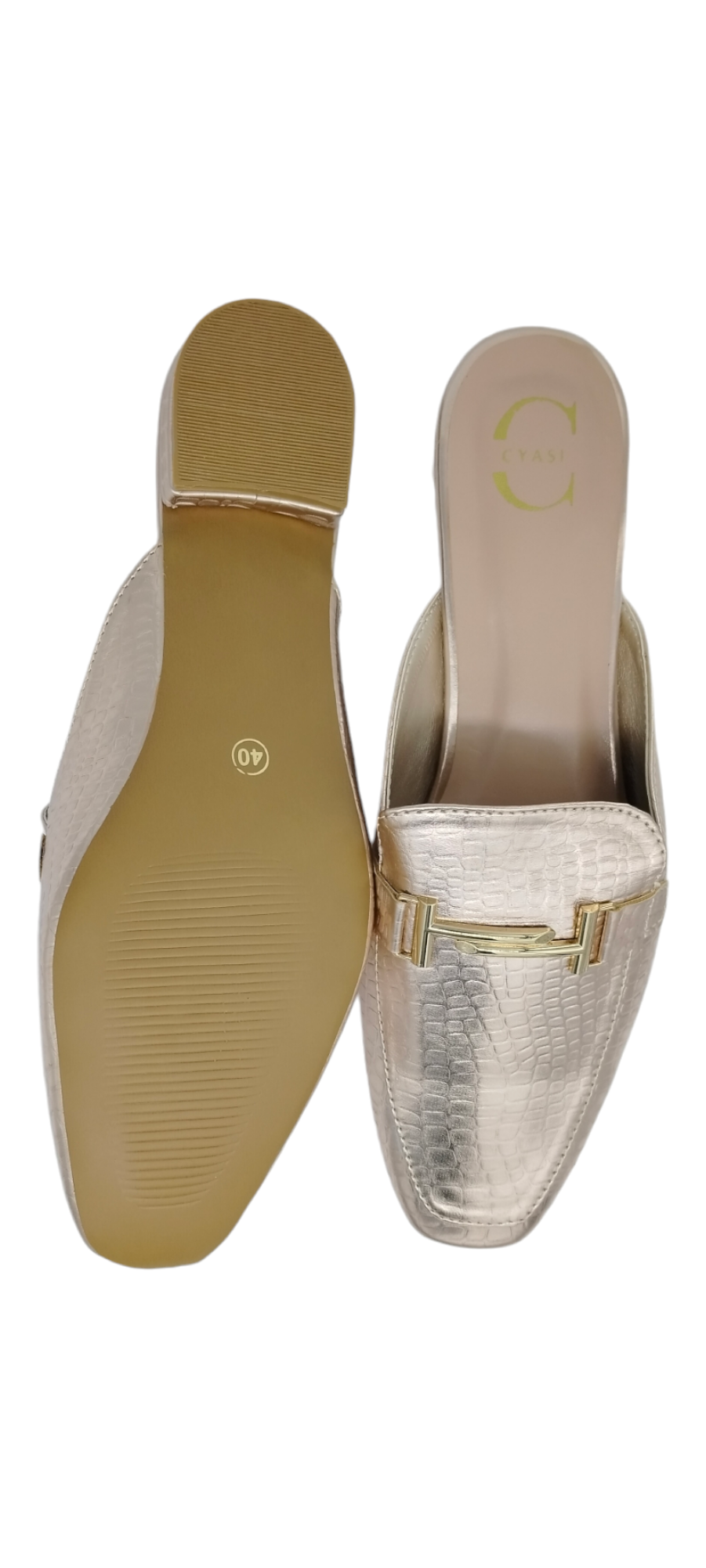 Women Flat Sandal (Golden)