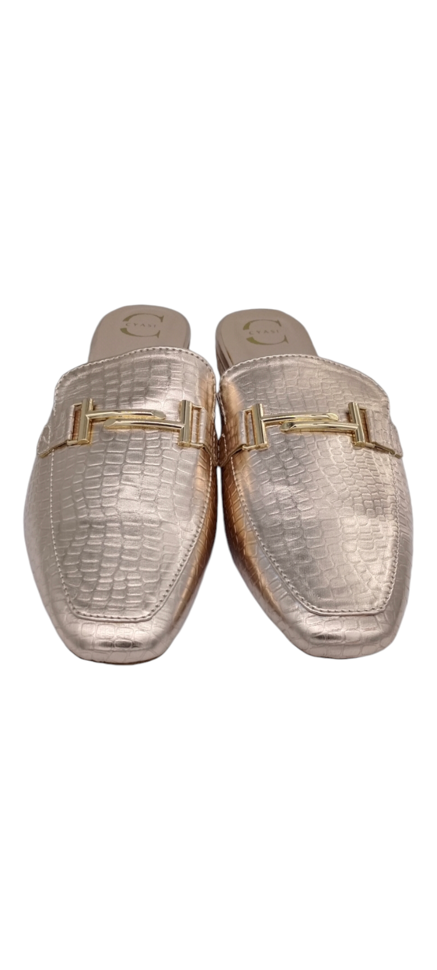 Women Flat Sandal (Golden)
