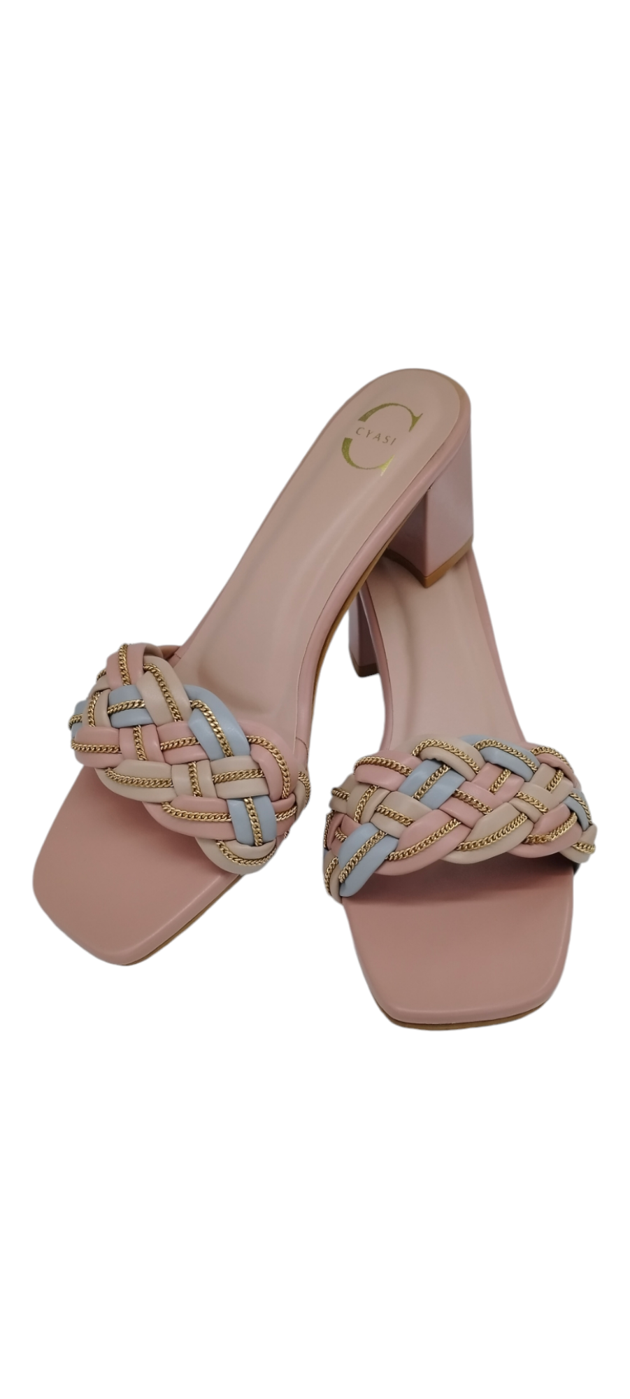 Women Heels Sandal (Peach)
