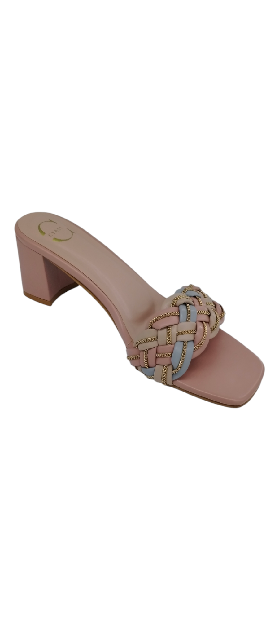 Women Heels Sandal (Peach)