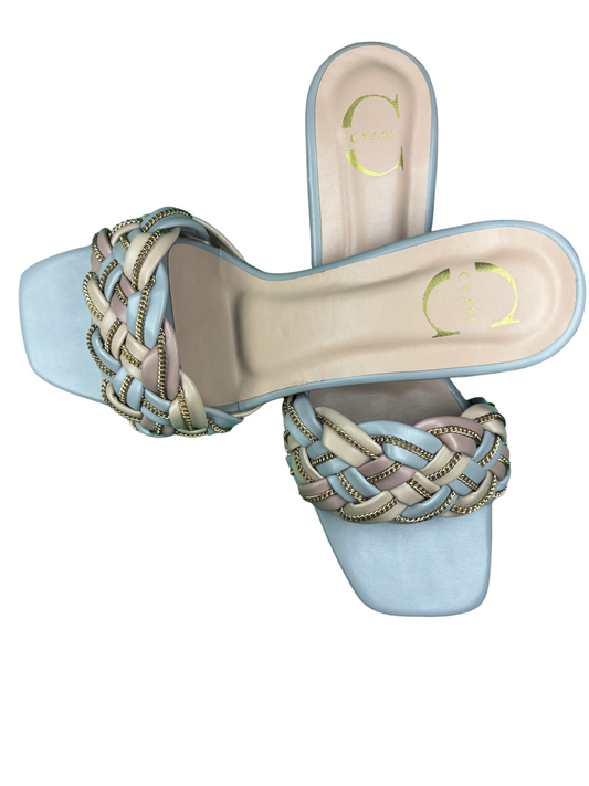 Women Heels Sandal (Grey)