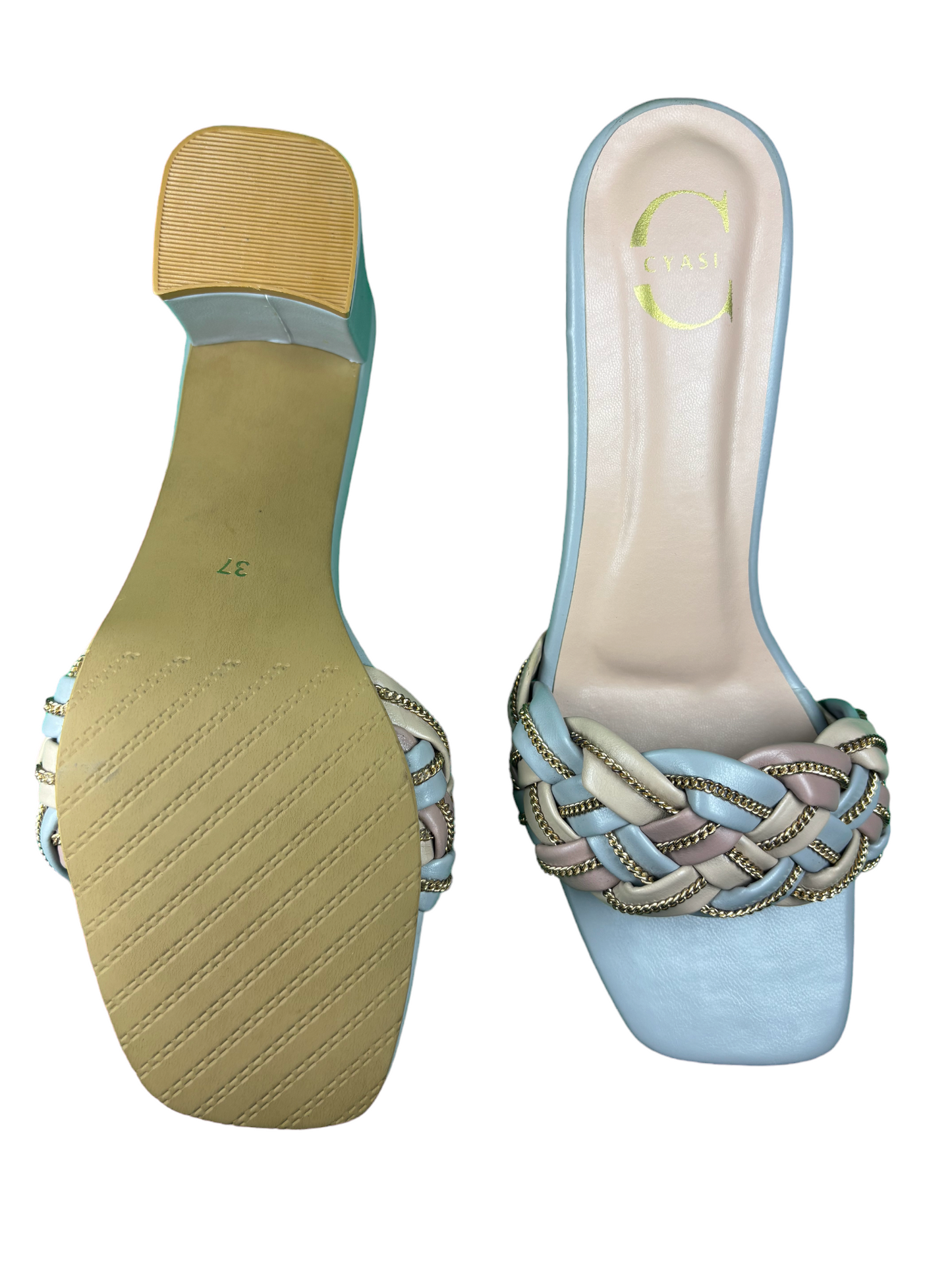Women Heels Sandal (Grey)