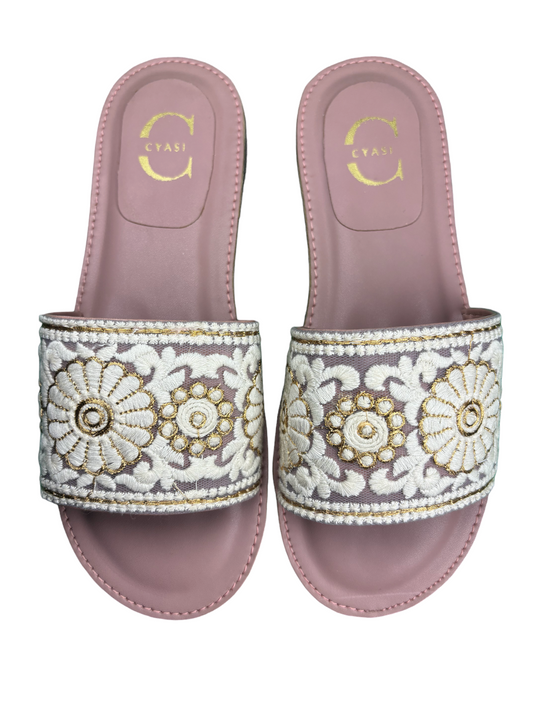 Women Flats Sandal (Peach)