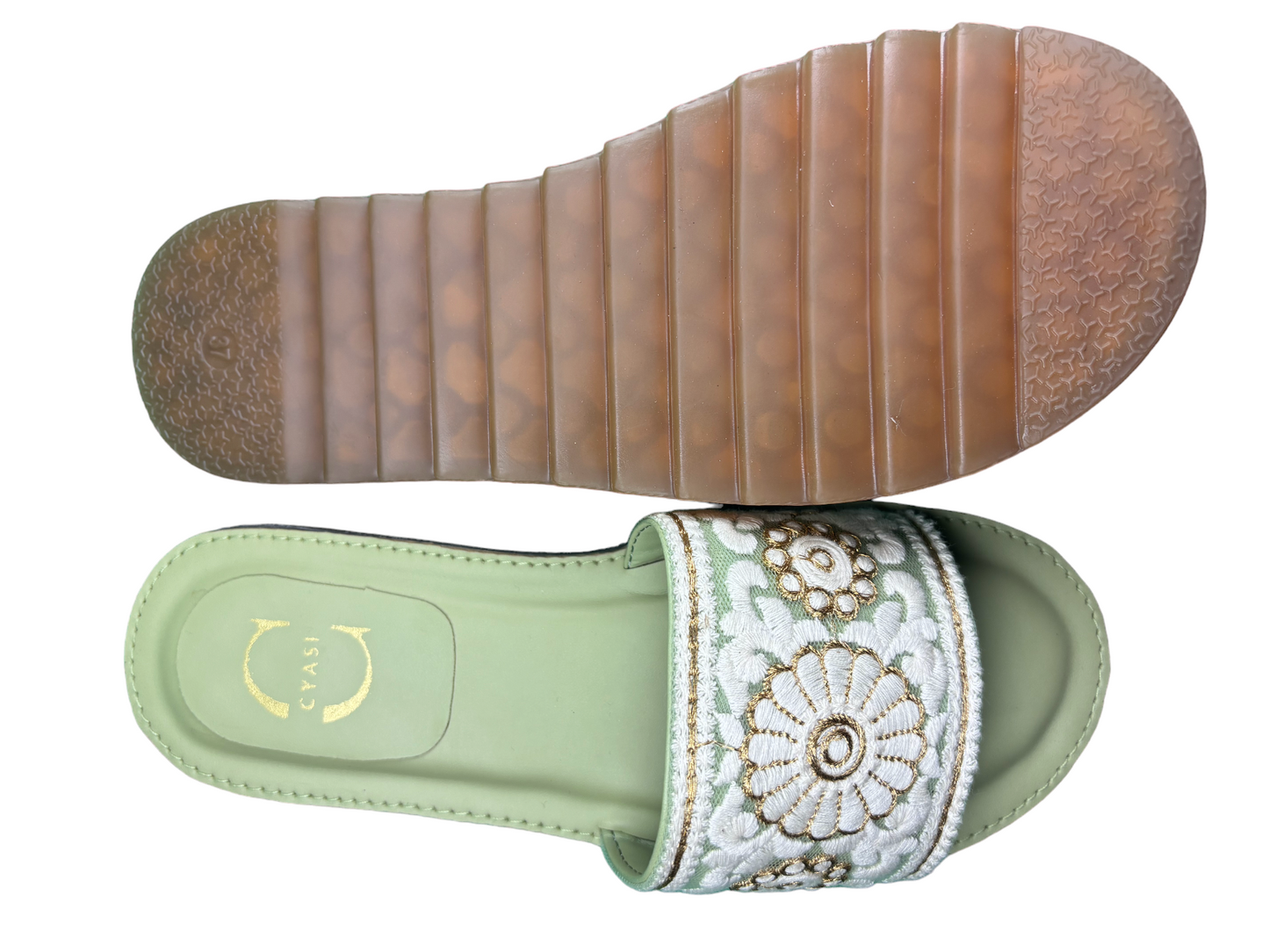 Women Flats Sandal (GREEN)