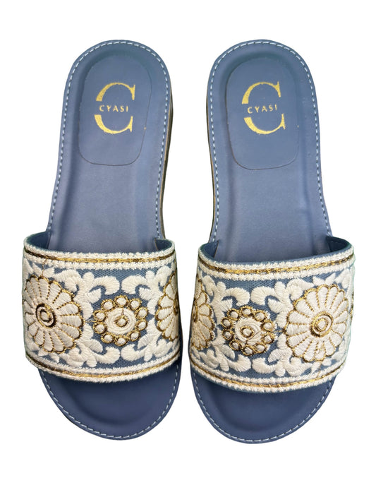 Women Flats Sandal (BLUE)