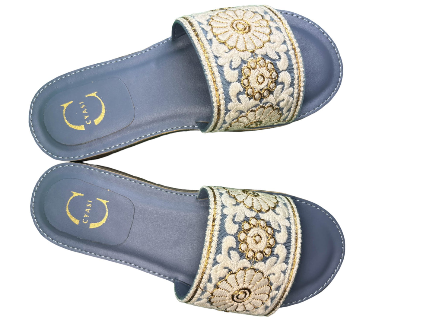 Women Flats Sandal (BLUE)