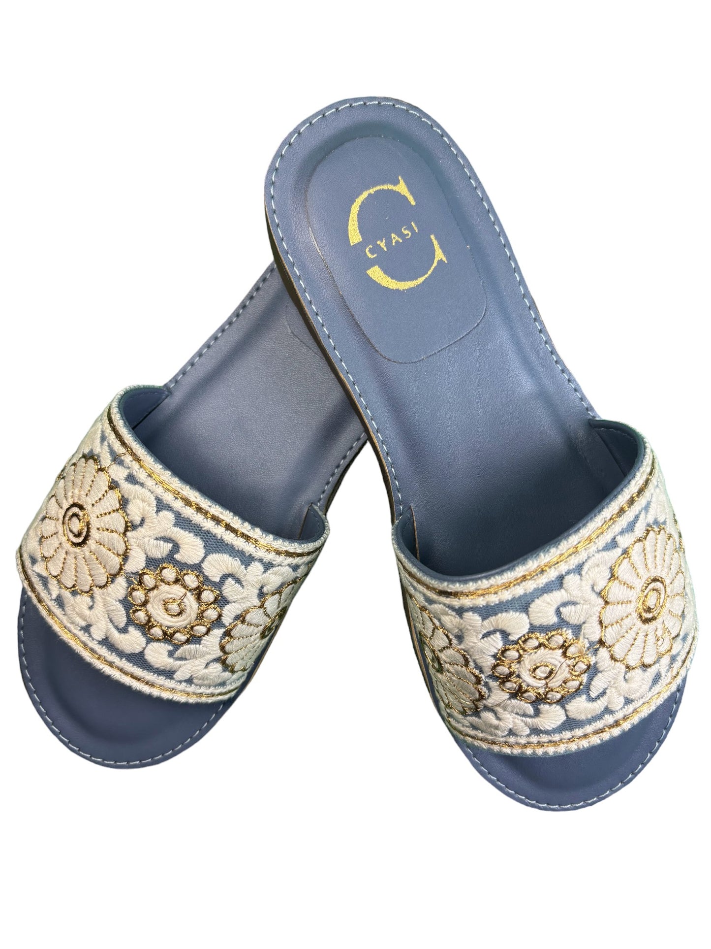 Women Flats Sandal (BLUE)