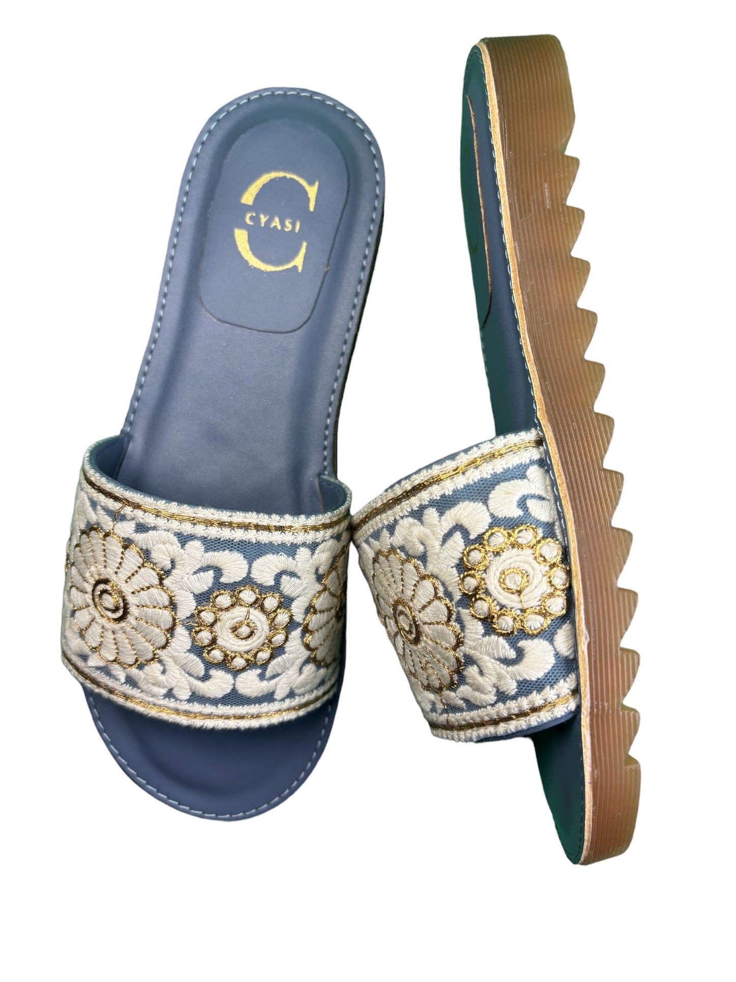 Women Flats Sandal (BLUE)