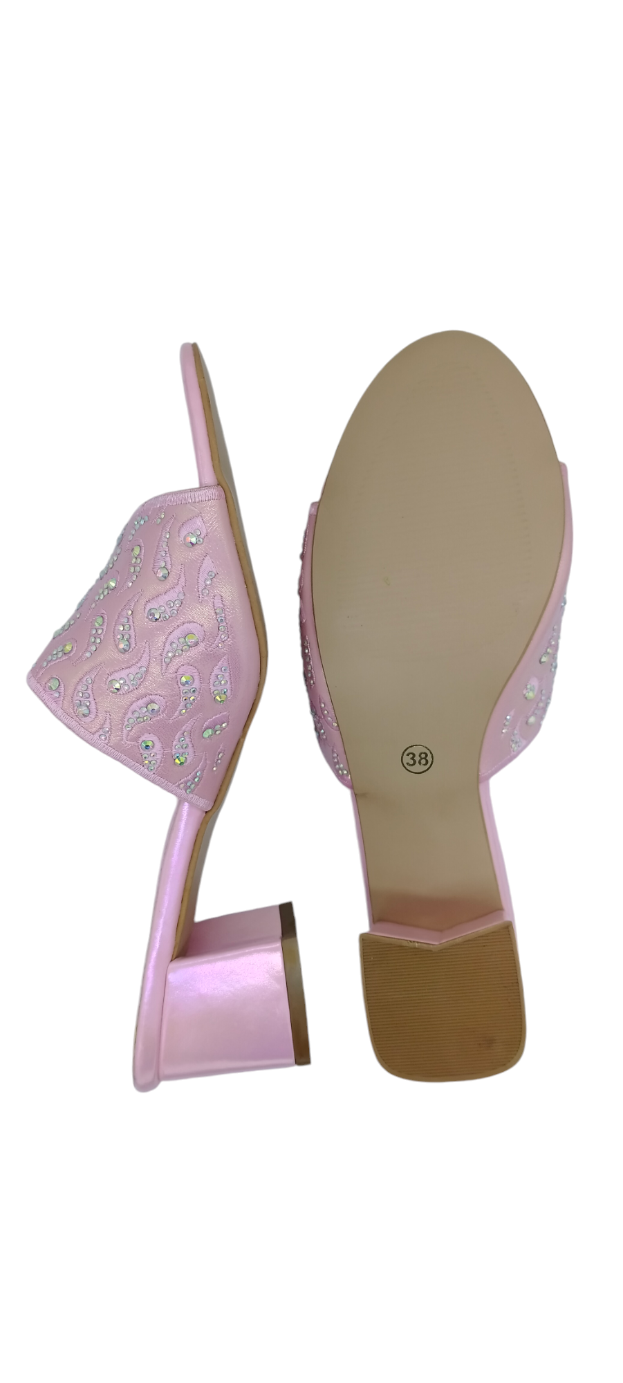 Women Heels Sandal (Pink)