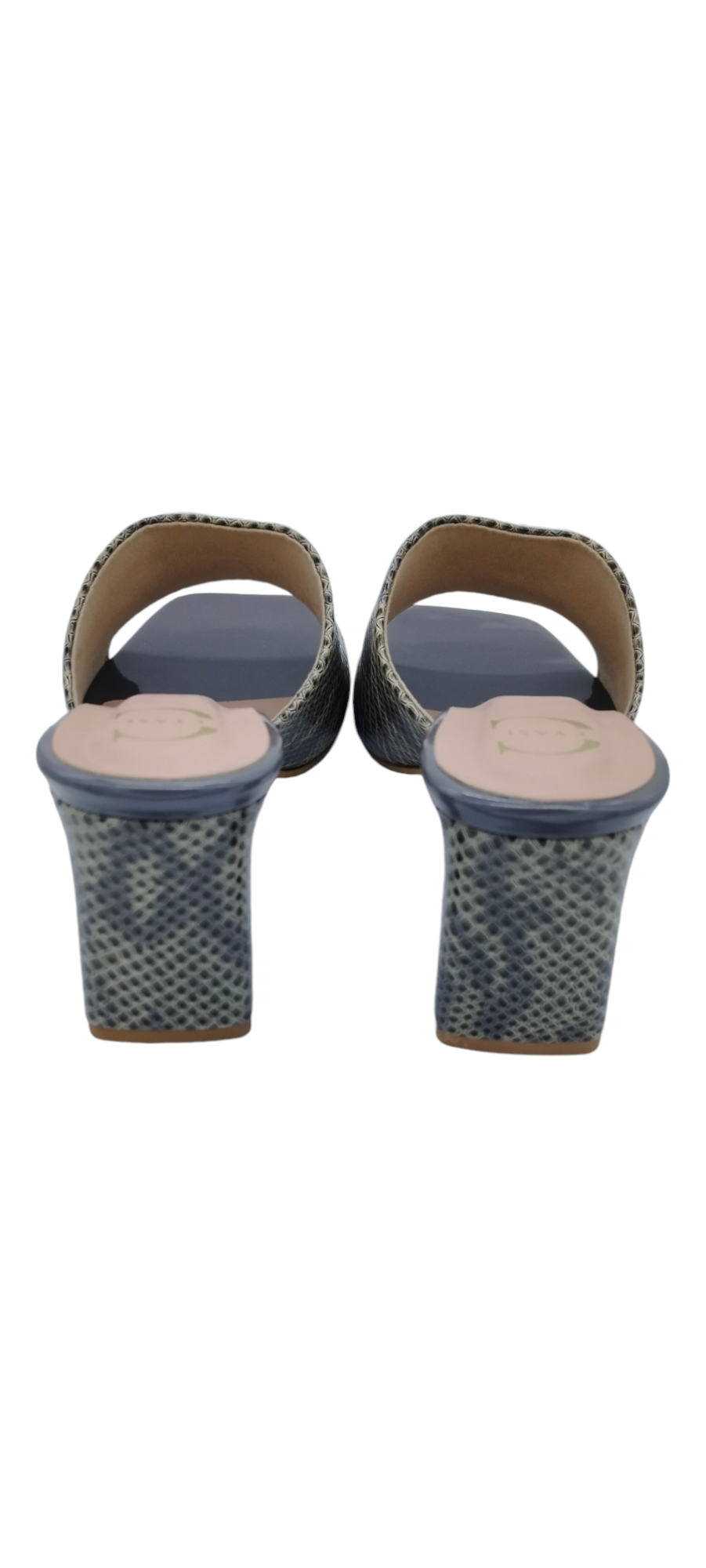 Women Heel Sandal (Snake-Black)