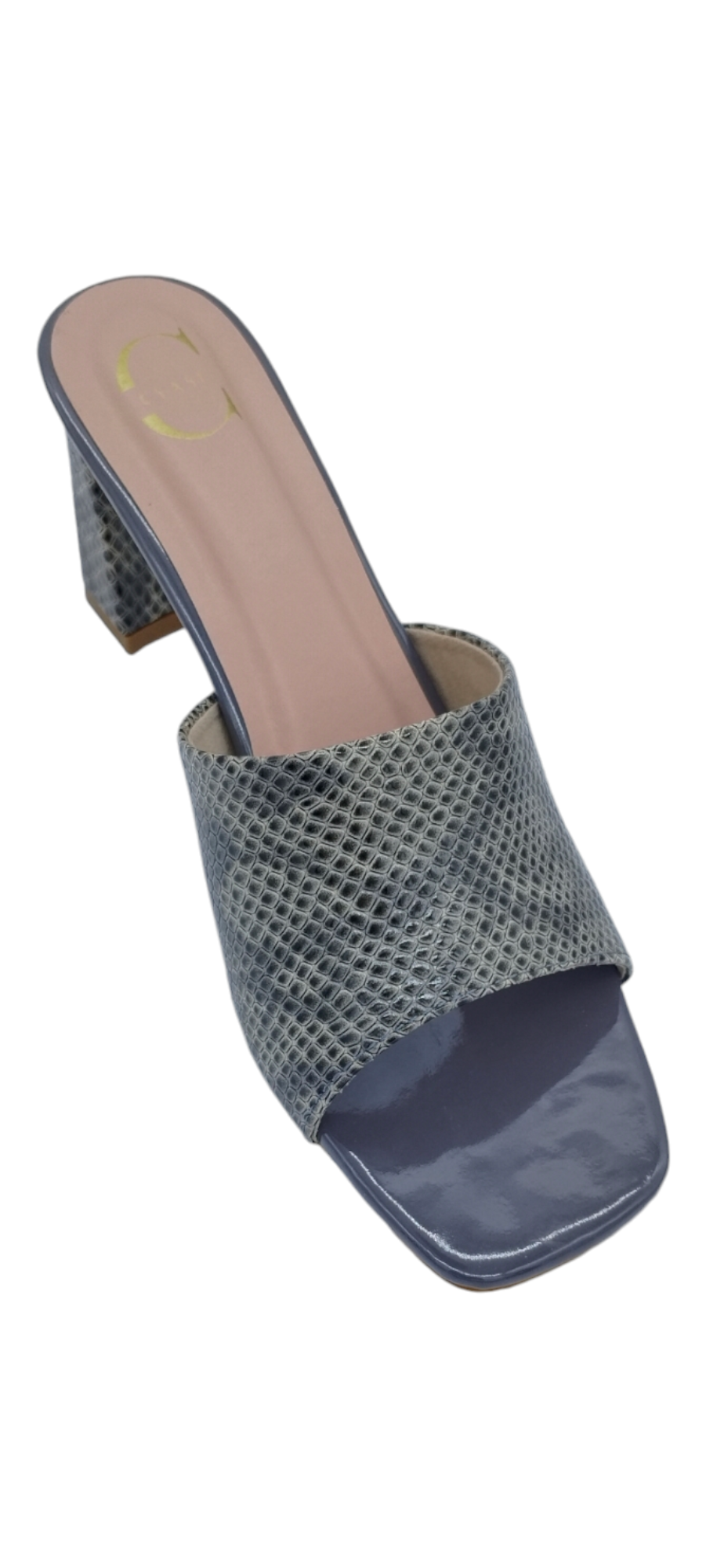 Women Heel Sandal (Snake-Black)