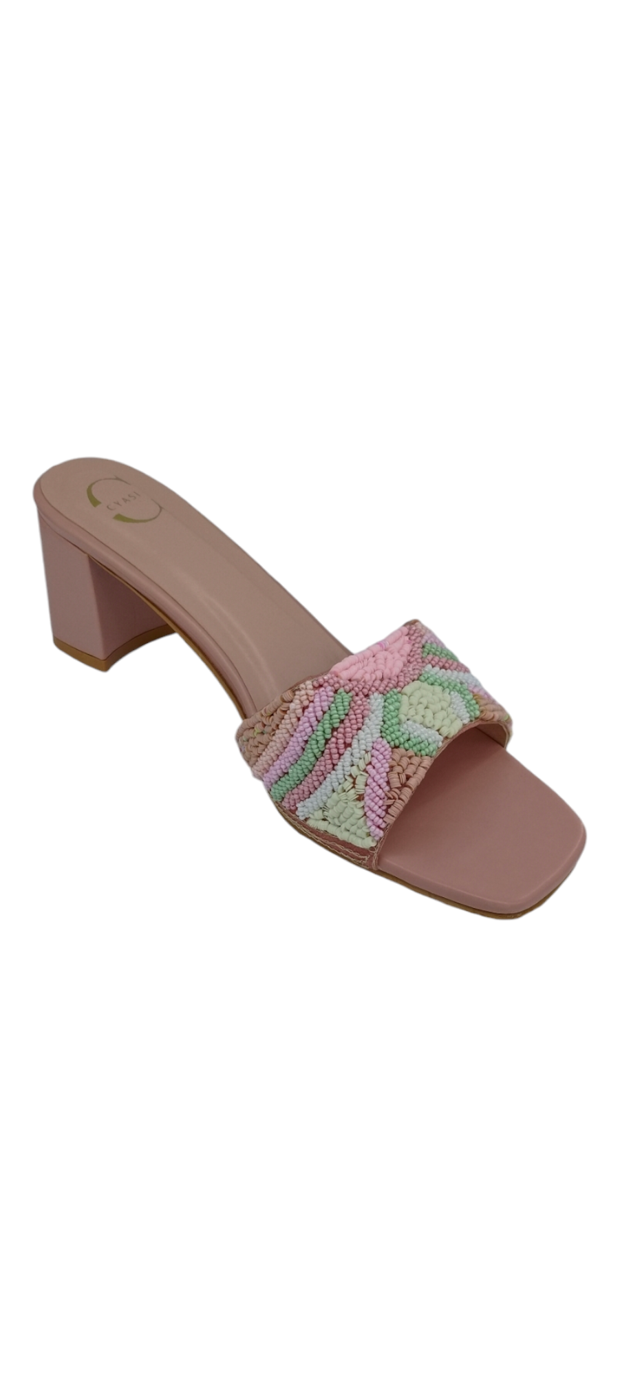 Women Heels Sandal (Peach)