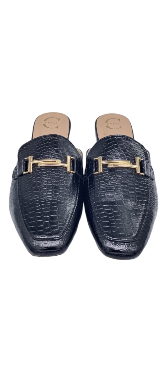 Women Flat Sandal (Black)