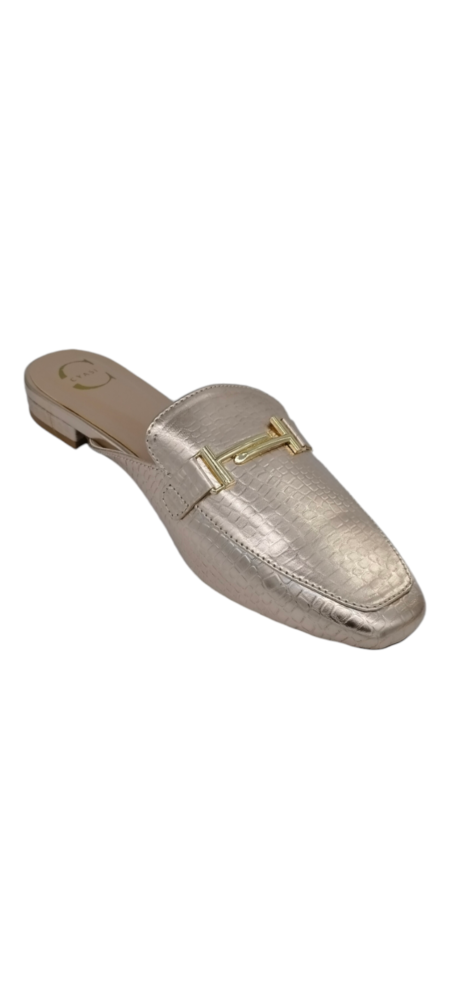 Women Flat Sandal (Golden)